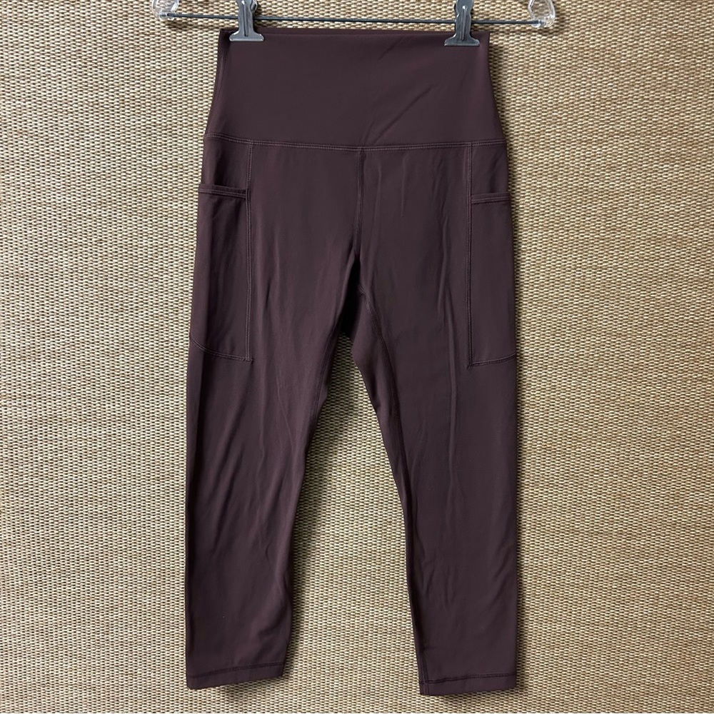 HeyNuts Leggings Womens Small (4/6) Brown High Waisted